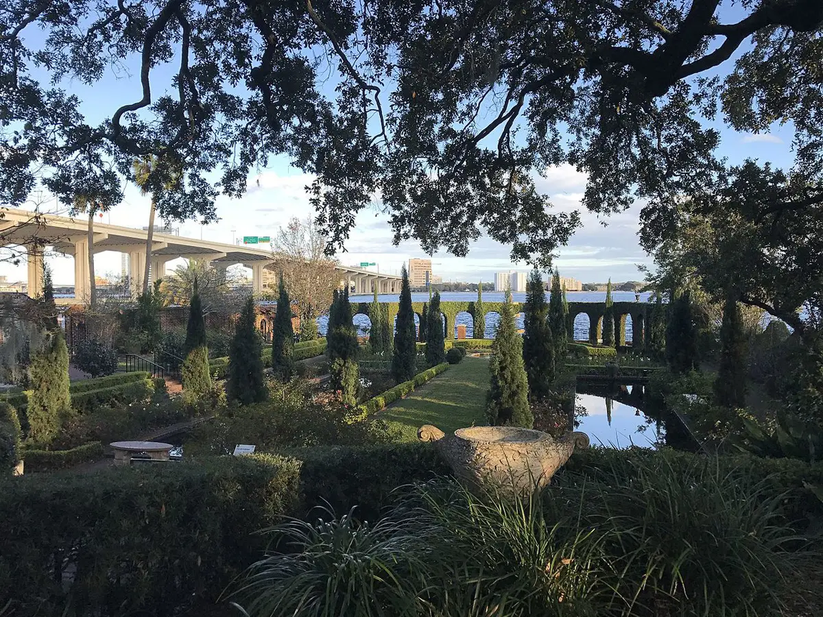 Jardin italien du musée Cummer