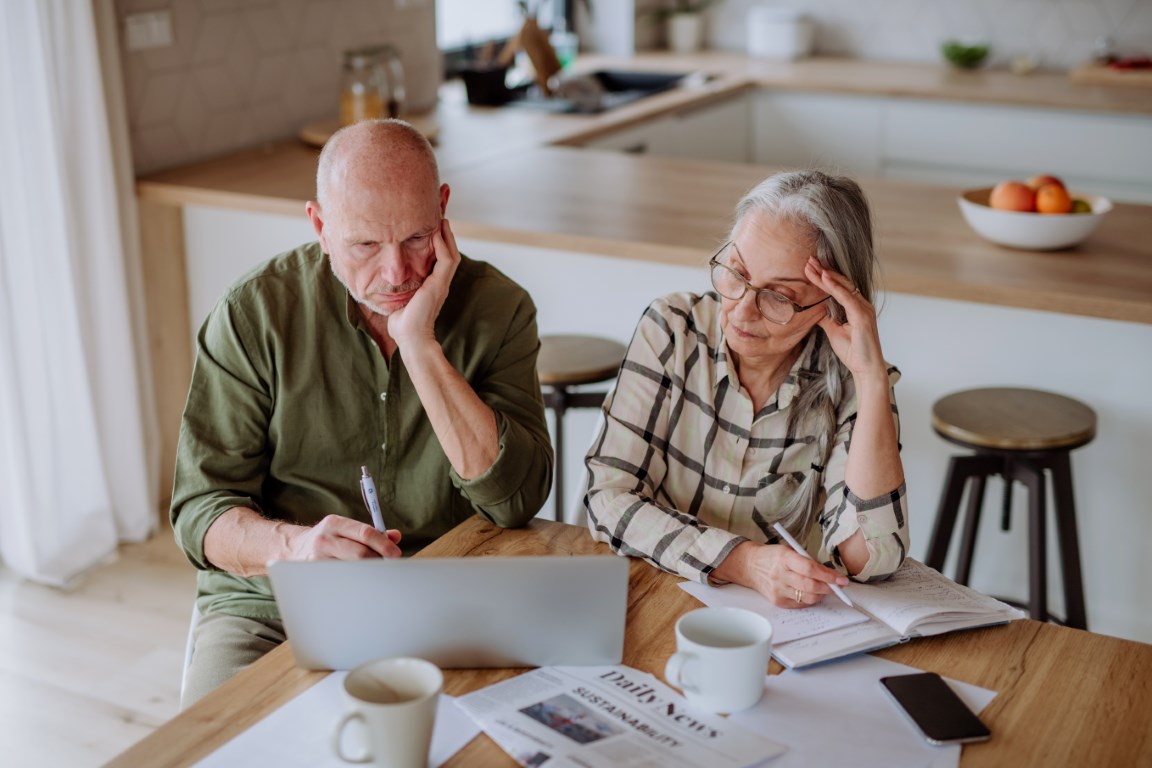 stressed senior couple calculate expenses or plann 2022 11 11 09 22 24 utc